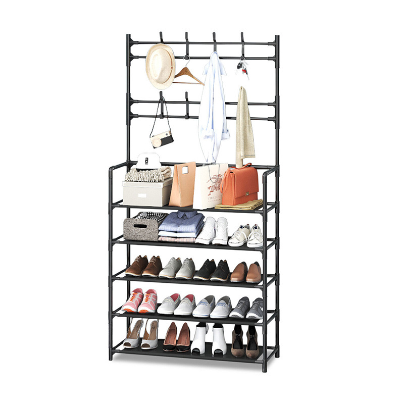 Entryway Bench with Coat Hooks Coat Rack Hall Tree with Shoe Bench Suitable for Hat Clothes Shoes