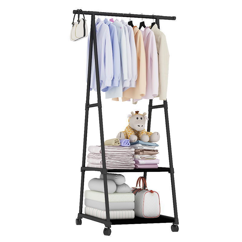 Home Coat Rack Office Garment Shoe Rack Clothing Storage Shelf Stand Hat Hanger Bedroom Hallway Entryway Living Room