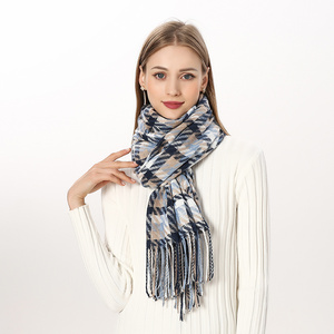 Juggling Plaid Winter Scarf New Stylish Soft Polyester Adult Warm Wool Shawl for Women Scarf Winter Shawl Men Winter Sclafe