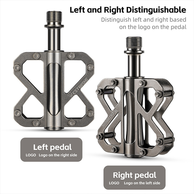 WEST BIKING Titanium Alloy Pedals Carbon Bicycle Ordinary Ultra-Light Self Locking Pedal Road Bike Auto Lock For Speedplay Pedal