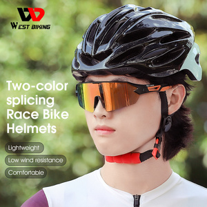 WEST BIKING Two-Color Splicing Bike Cycling Helmet MTB Road Bicycle Helmet Ultralight EPS Men Women Safety Sports Cycling Helmet