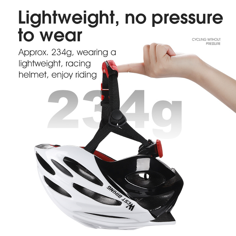 WEST BIKING Two-Color Splicing Bike Cycling Helmet MTB Road Bicycle Helmet Ultralight EPS Men Women Safety Sports Cycling Helmet