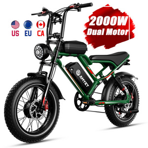 2023 USA Hot Selling Dropshipping 2000w Electric Bicycle  Adult Electric Fat Tire Bike 25AH Electric Folding Bike