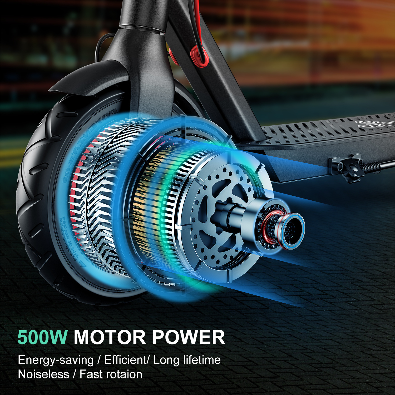 500w Motor 36v 15aH 10 inch Air tyre used electric scooters skuter in US EU popular scooter electric