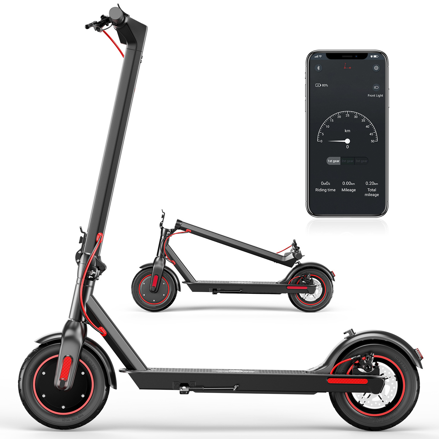 500w Motor 36v 15aH 10 inch Air tyre used electric scooters skuter in US EU popular scooter electric