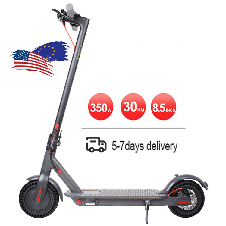 2023 Drop Ship EU US Warehouse Foldable Adult Eltrico Eletrische Trotinete Scutere Electrico E Electric Scooter with Ce LED