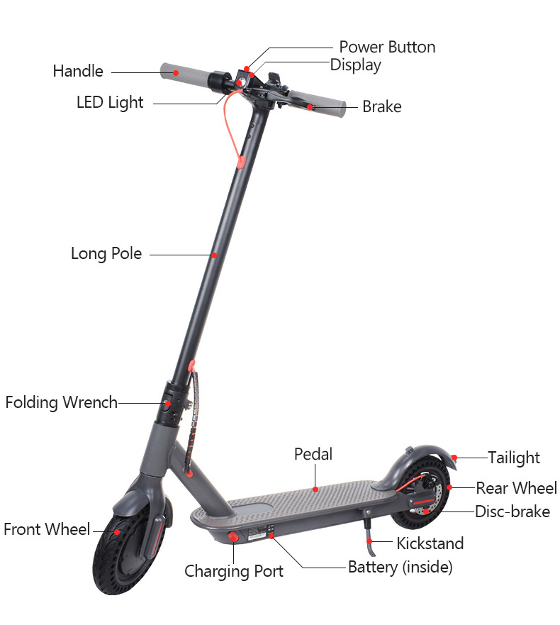 Fast delivery from EU warehouse m365pro Adult folding electric scooter 350W with APP Escooter e scooters