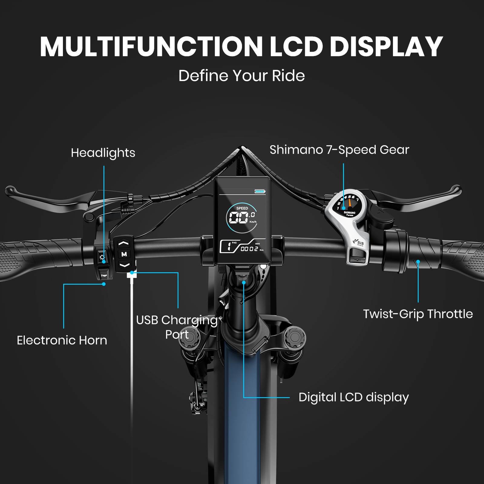 EU US STOCK Folding Fast Electric Dirt Bike 750W 1000W 13Ah 48V Fat Tire Mountain City Road Bicycle E Bike