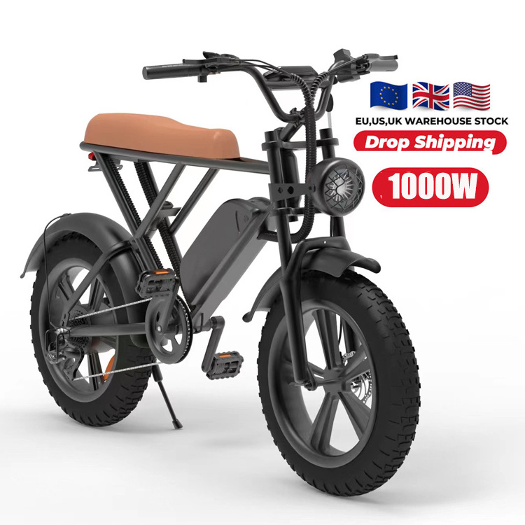 EU UK USA warehouse stock similar OUXl V8 ebike 2 person 1000W 48V electric bIcycles adults e bike electric mountain bike