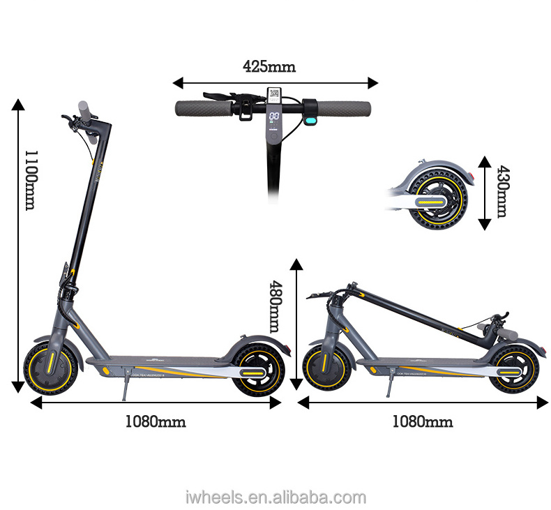 Replace Battery e scooter Step Foldable 8.5inch Mobility Folding Travel Offroad For Teenagers US EU wholesale Electric Scooter