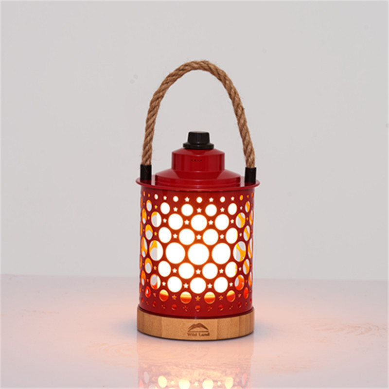 / Camping Lantern Rechargeable Outdoor Lamp LED Hanging Portable Lanterns Ring Lighting Wild Land Love Christmas Red/white/black