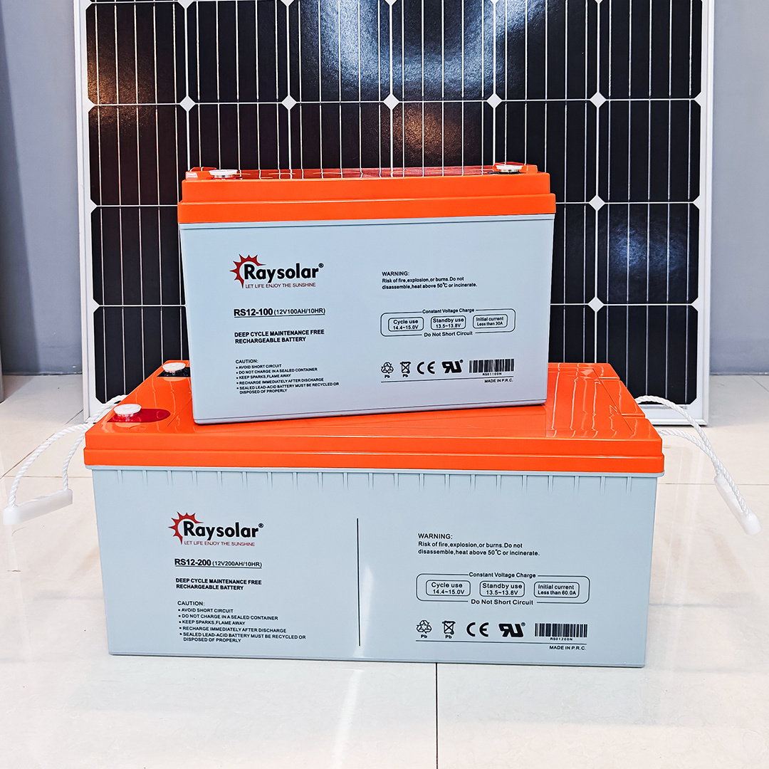 12V 200Ah Lead-acid Acid Batteries  Storage Inverter System Solar Battery