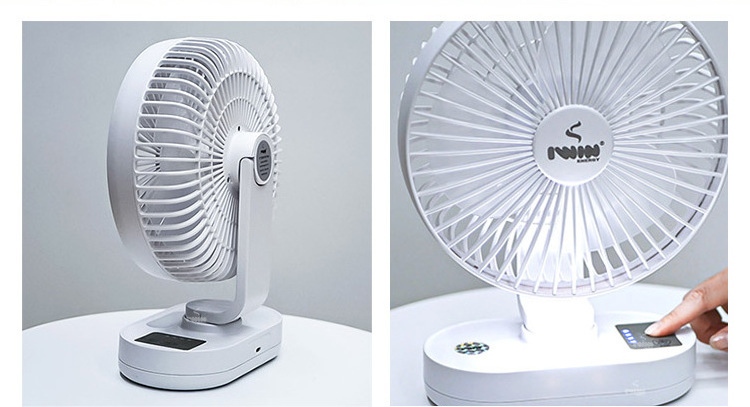 IW8008 5inch Mini Plug-in folding desktop fan for home office without battery