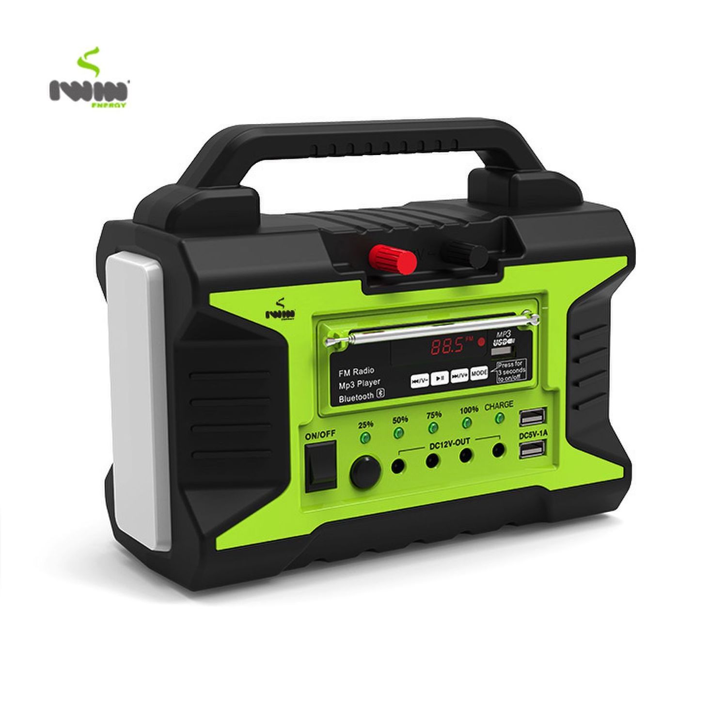 IWIN  7Ah Solar Powered Generator With Solar Panels Solar Charging Station Outdoor