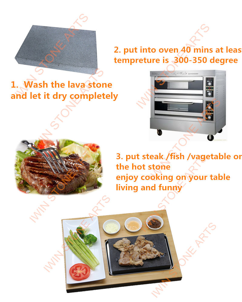 Hot Lava Stone For Cooking For Restaurant Stone Cookware