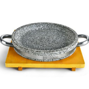 IWIN Korean Stone Bowl Sizzling Hot Pot for Bibimbap and Soup