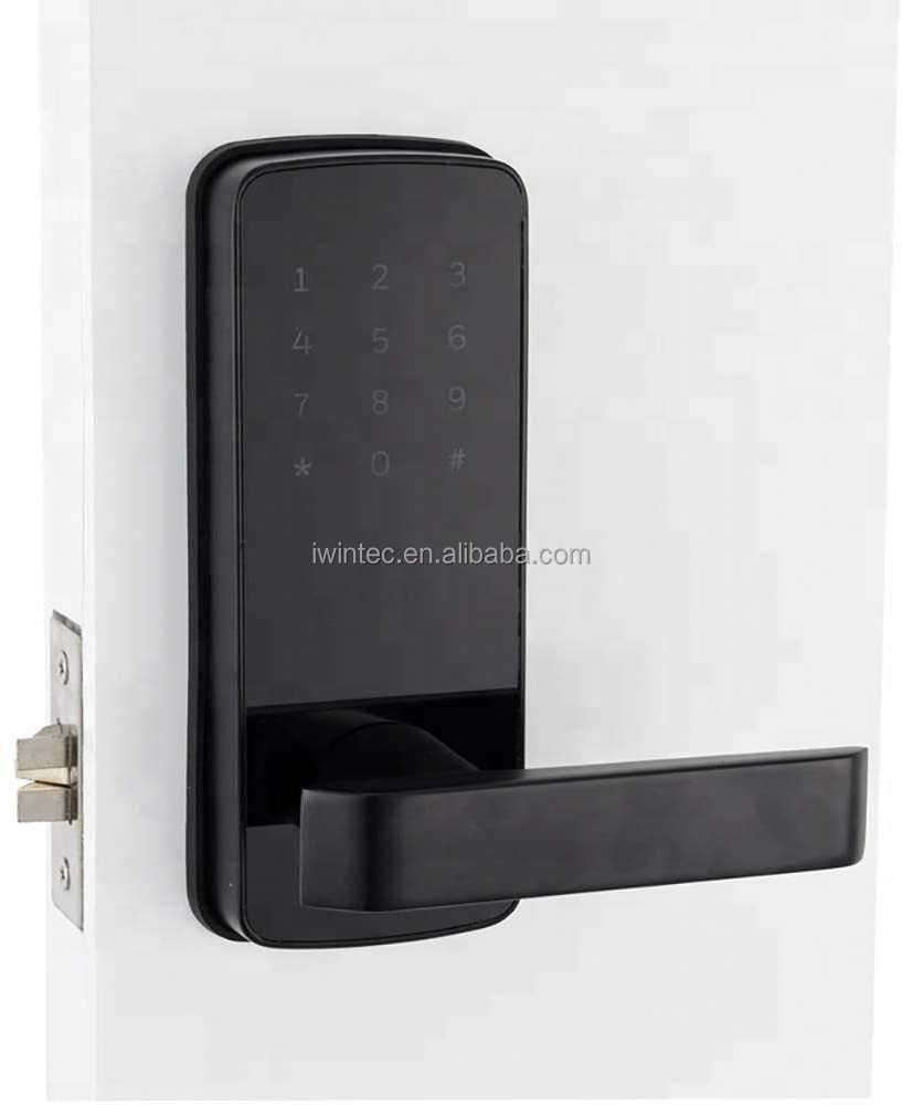 IWINTEC Smart Lock BLE Keyless Touchscreen Digital Door Lock Smart Deadbolt Fully Automatic (with Handle)