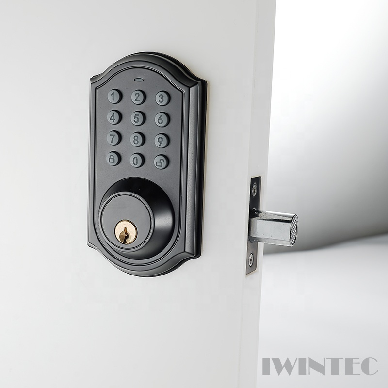 Keyless Entry Door Lock Electronic Keypad Deadbolt Keyed Entry Auto Lock Easy Installation