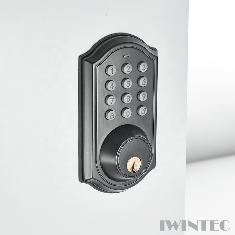 Keyless Entry Door Lock Electronic Keypad Deadbolt Keyed Entry Auto Lock Easy Installation