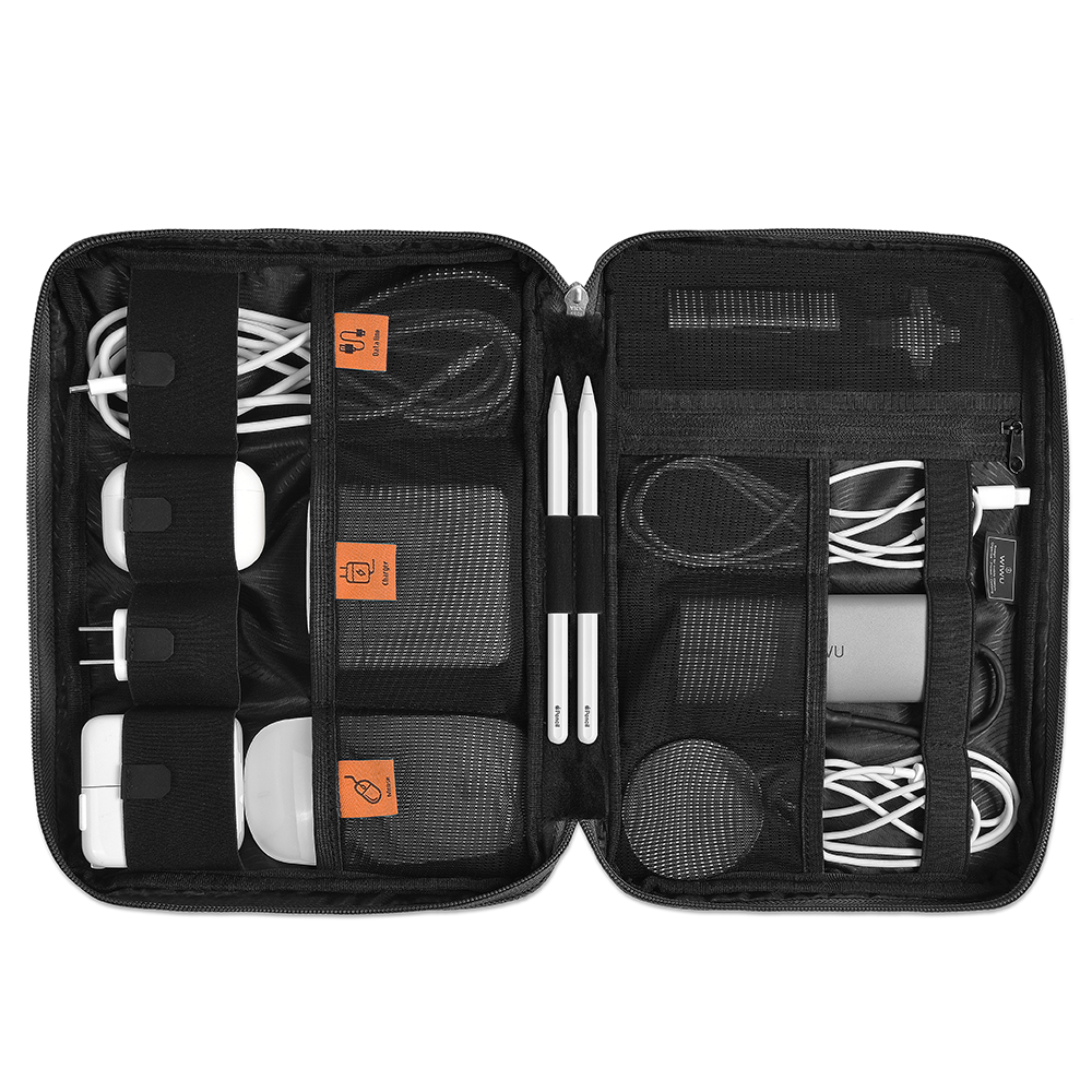 WiWU New Arrival Multi-function Travel Organise Bag Tech Electronics Gadgets Storage Case for Mobile and Laptop Cable Charger