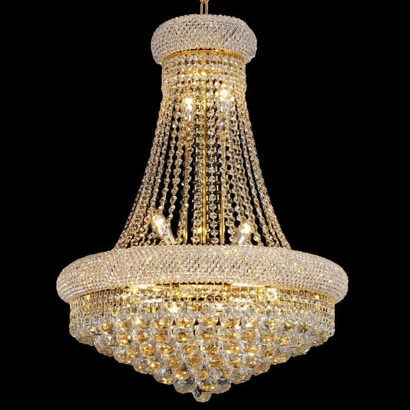 Hanging Light Luxury K9 Cristal Pendant LED Lighting Fixture Modern Crystal Chandelier