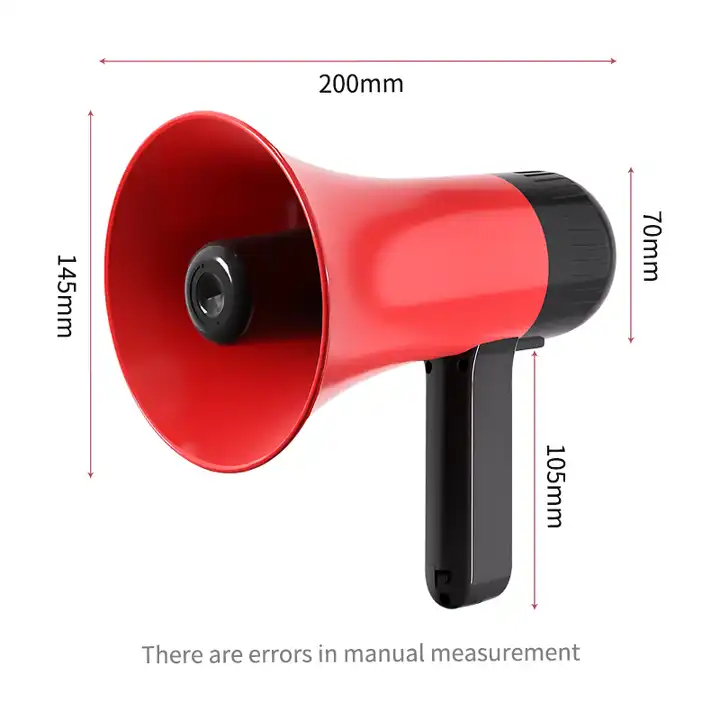 30W 1200mAh Rechargeable Megafono Outdoor Loudspeaker Box Handheld Megaphone Loudspeaker