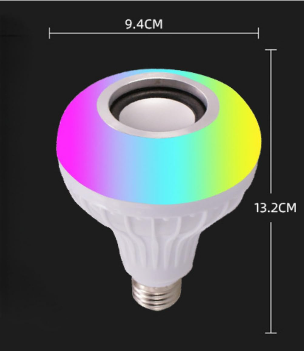 Hot Selling Blue tooth Light Bulb with Speaker with Remote Control and APP, RGB Color Changing