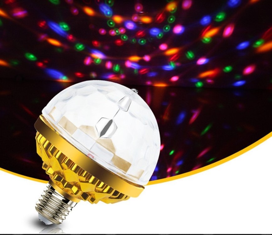 Colorful Rotating Magic Light Ball Led Disco Ball Colorful Rotating USB Bulb Party Lights Disco Light Bulb with USB Sockets