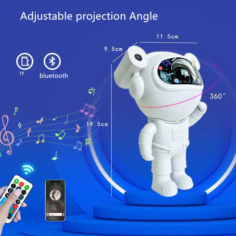 Astronaut Space Buddy Warrior Night Light Projector Starry Night Light for Bedroom for Children and Adults