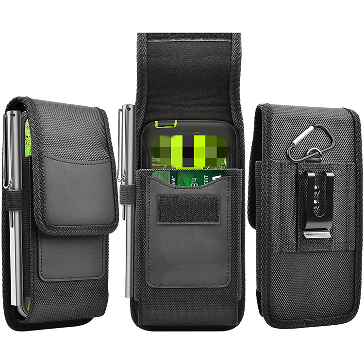 Universal Bulk Phone Holster Leather Belt Clip Loops Phone Pouch Card Holder Case Mobile Leather Phone Case