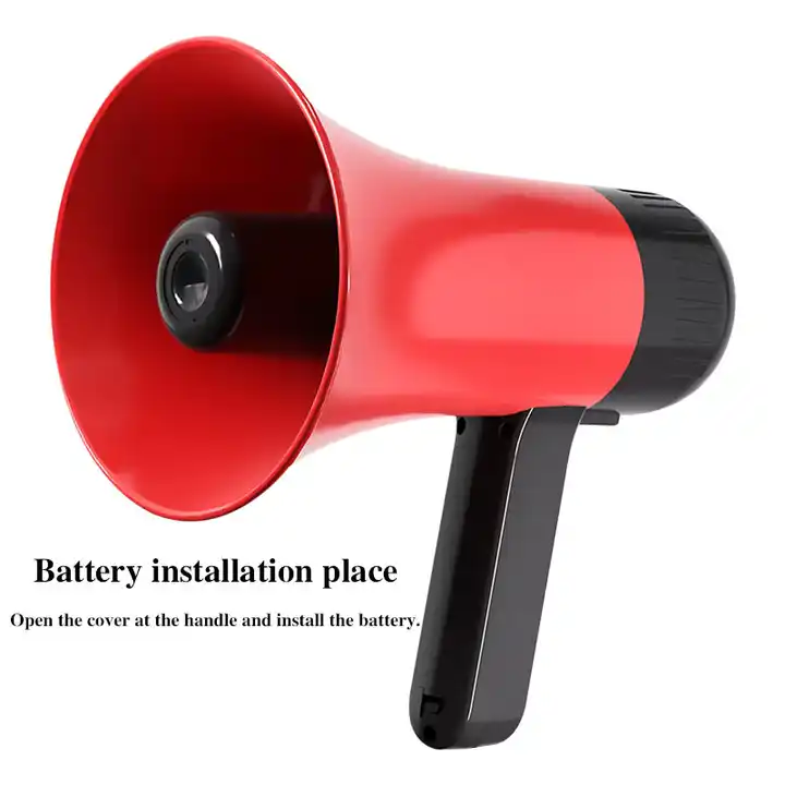 30W 1200mAh Rechargeable Megafono Outdoor Loudspeaker Box Handheld Megaphone Loudspeaker