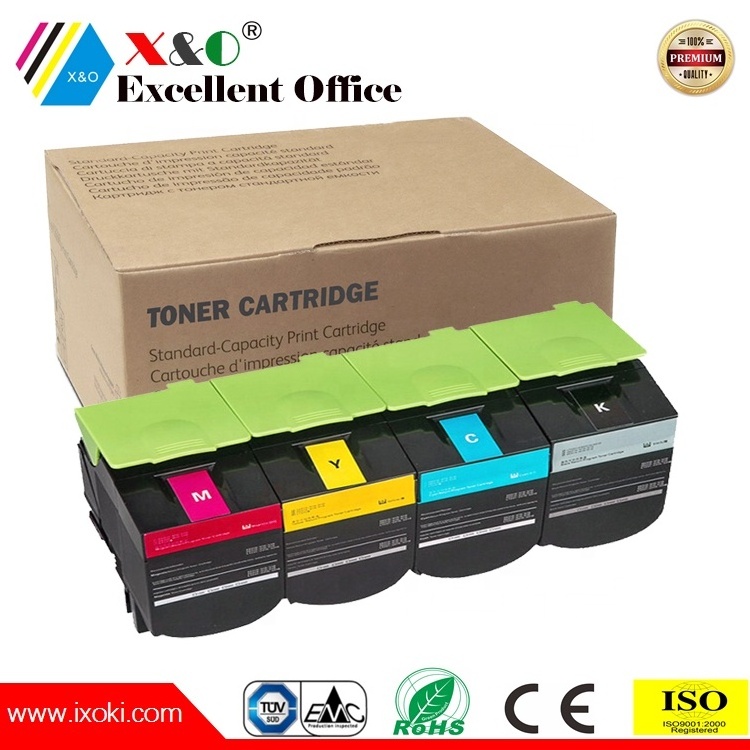 X&O Premium Quality Compatible Lexmark Printer Cartridge 80C2SK0 80C2SC0 80C2SM0 80C2SY0 Toner Cartridge CX310 CX410 CX510