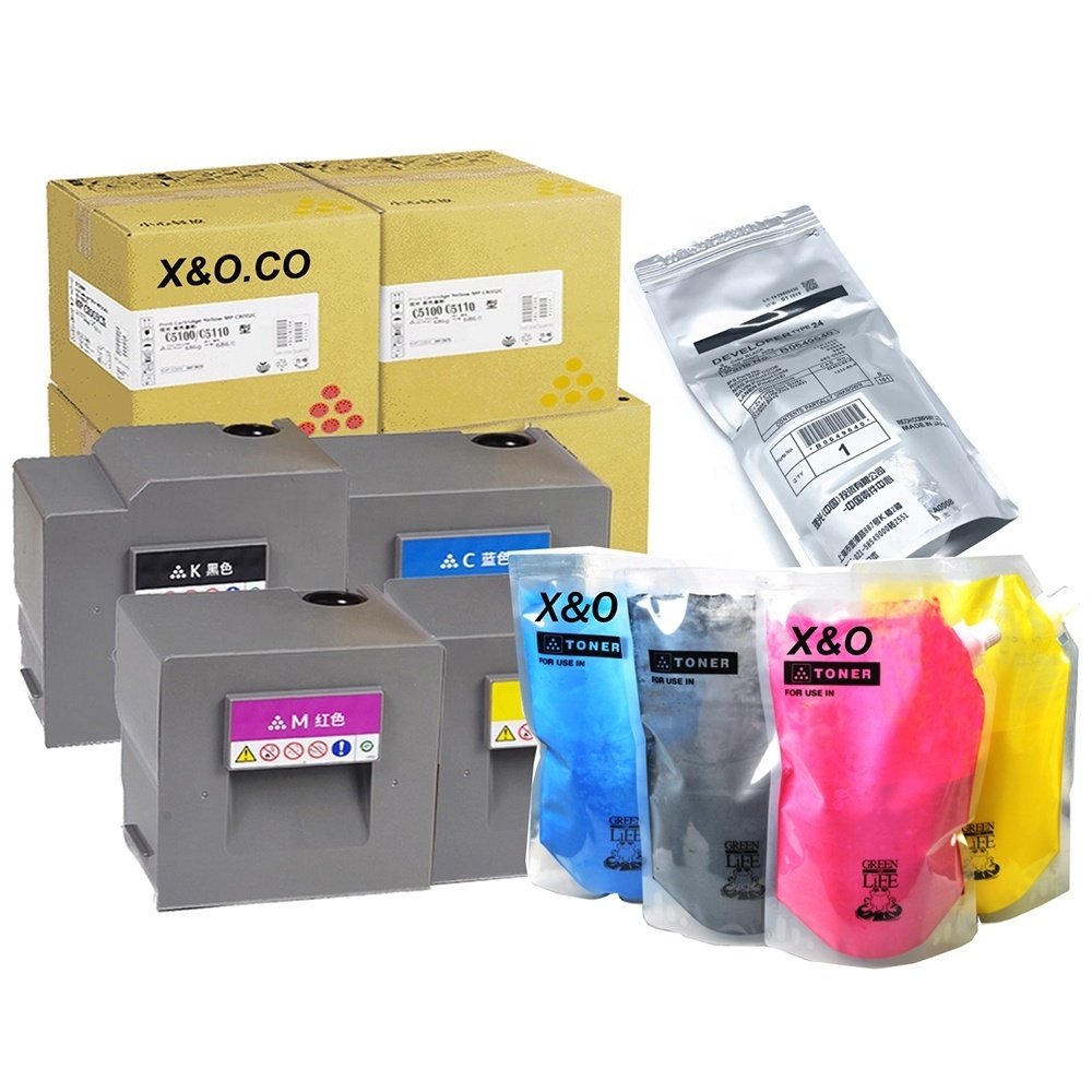 X&O Premium Toner cartridge for Ricoh Pro C5100s C5110s C5100 C5110 C5200 C5200s C5300s 5100 5100S 5200 5200s 5300 machine