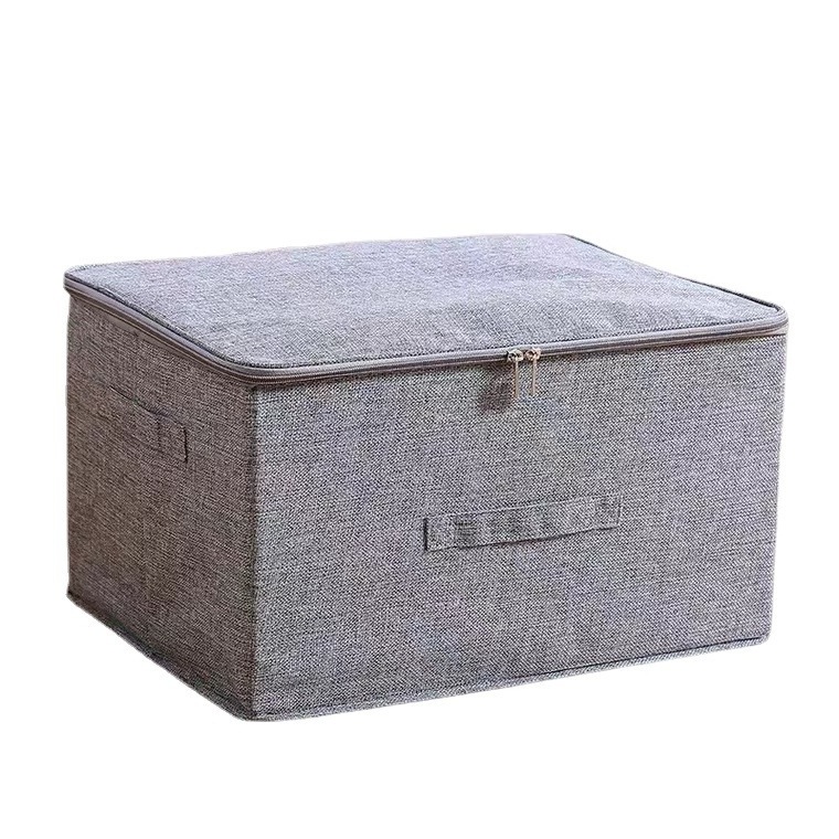 Storage Bins for Closet with Lids and Handles, Rectangle Storage Box Fabric Storage Baskets Containers