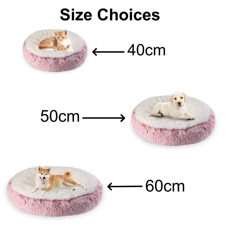 Customization Modern Ultra Soft High Quality Creative Washable Warm Indoor Long Plush Pet Bed For Dog And Cat