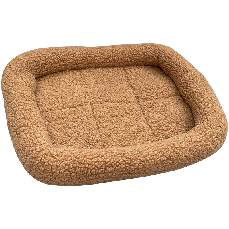 Hot Selling Premium Indoor Pet Supplies Anti Slip Bottom Self Warming Boucle Dog Bed For Winter