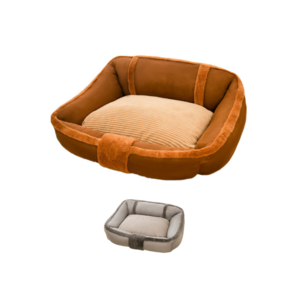 Wholesale Pet Supplies Washable Luxury Large Durable Comfy Calming Cute Big Cat Pet Dog Bed With Removable Cover