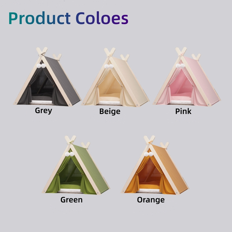 2023 New Anti stress Dog Cat Pet House Sleeping Igloo Enclosed Camping Indoor Pet Bed Tent For Winter