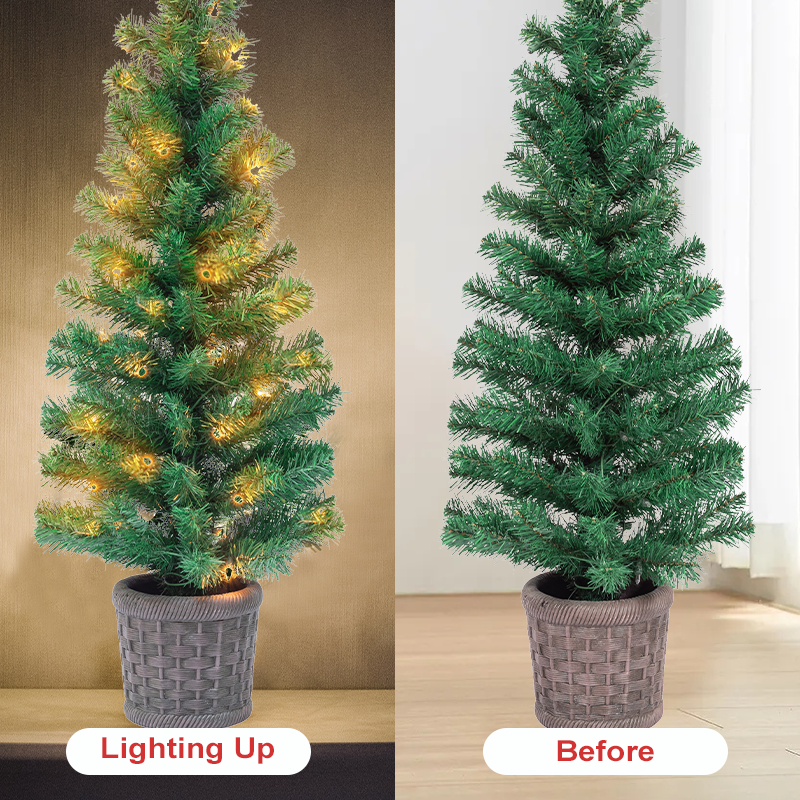 High Quality Led Night Light Mini Giant Outdoor Christmas Tree With Led Lights 8 Feet