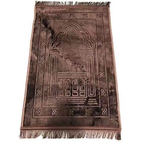 Manufactures Turkish Style Mats Muslim Prayer Rug Prayer Mats Thick Memory Foam Mosque Prayer Soft Carpets