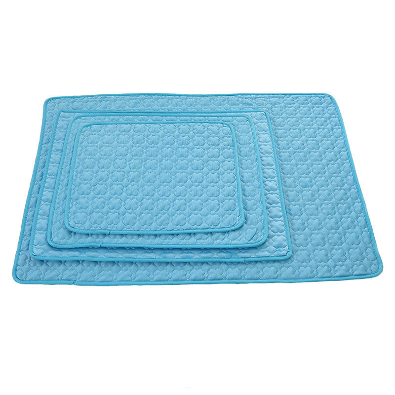 Washable Summer Cooling Mat for Dogs Cats Kennel Mat Breathable Pet Crate Pad Cushion Sleep Mat Pet Self Cooling