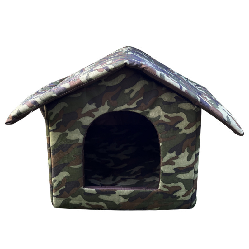 Waterproof Outdoor Pet House Thickened Cat Nest Tent Cabin Pet Bed Tent Shelter Cat Kennel Portable Travel Nest Pet Carrier