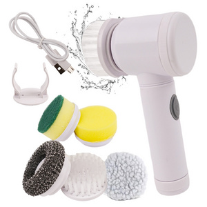 Kitchen Automatic Dish Washing Brush Handheld Electric Plate Scrubber Dish Oil Cleaning Brush With recharger