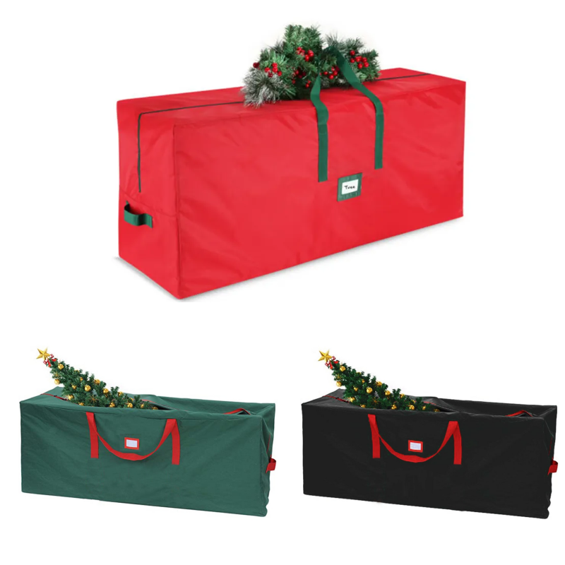 Hot Selling Collapsible  600D Oxford Fabric Waterproof Christmas Tree Storage Bag For Christmas