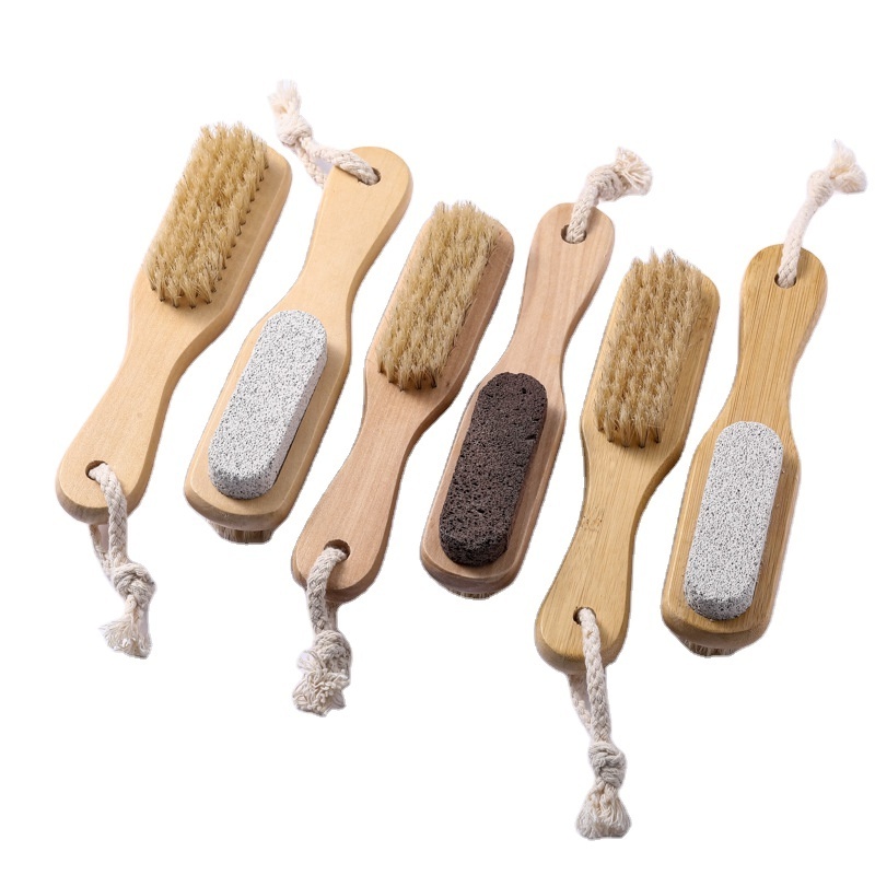 Cleaning Foot Pumice Stone With Brush Foot Pumice Stone Brush For Feet Hard Skin Callus Remove pumice stone with Two Side