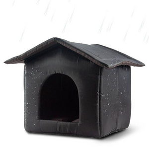 Waterproof Outdoor Pet House Thickened Cat Nest Tent Cabin Pet Bed Tent Shelter Cat Kennel Portable Travel Nest Pet Carrier