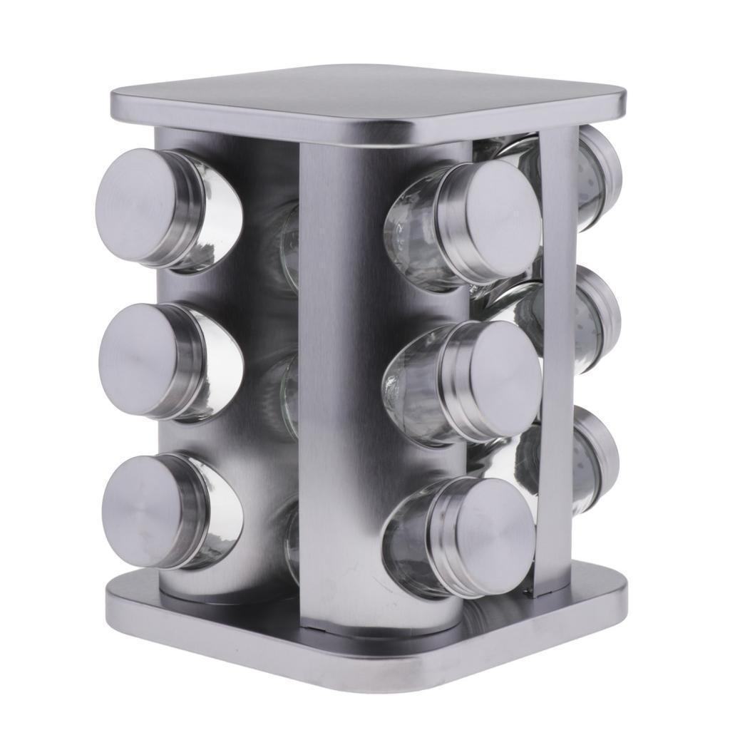 Multifunctional Kitchen Cabinet Pantry Storage Rotating Spice Rack