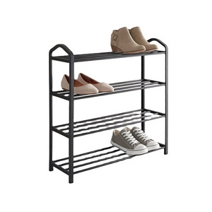 Factory Direct White Living Room Furniture Steel Shoe Storage Rack For Home