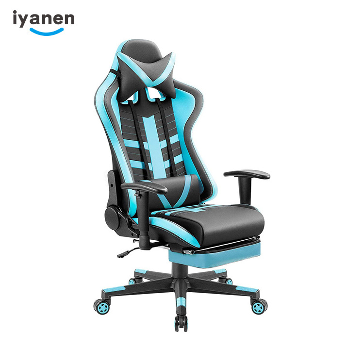 New Design Swivel PU Leather Ajustable Ergonomic Chair Gaming Chair Racing Office Comfortable Computer Game Chair