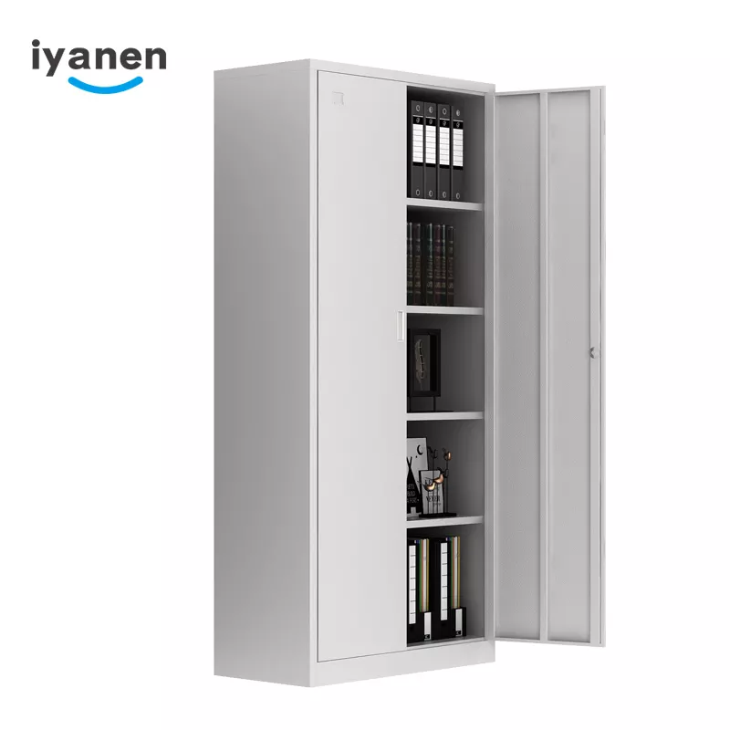 Office cabinet 2 door steel filing cabinet metal office filing metal storage cabinet cupboard